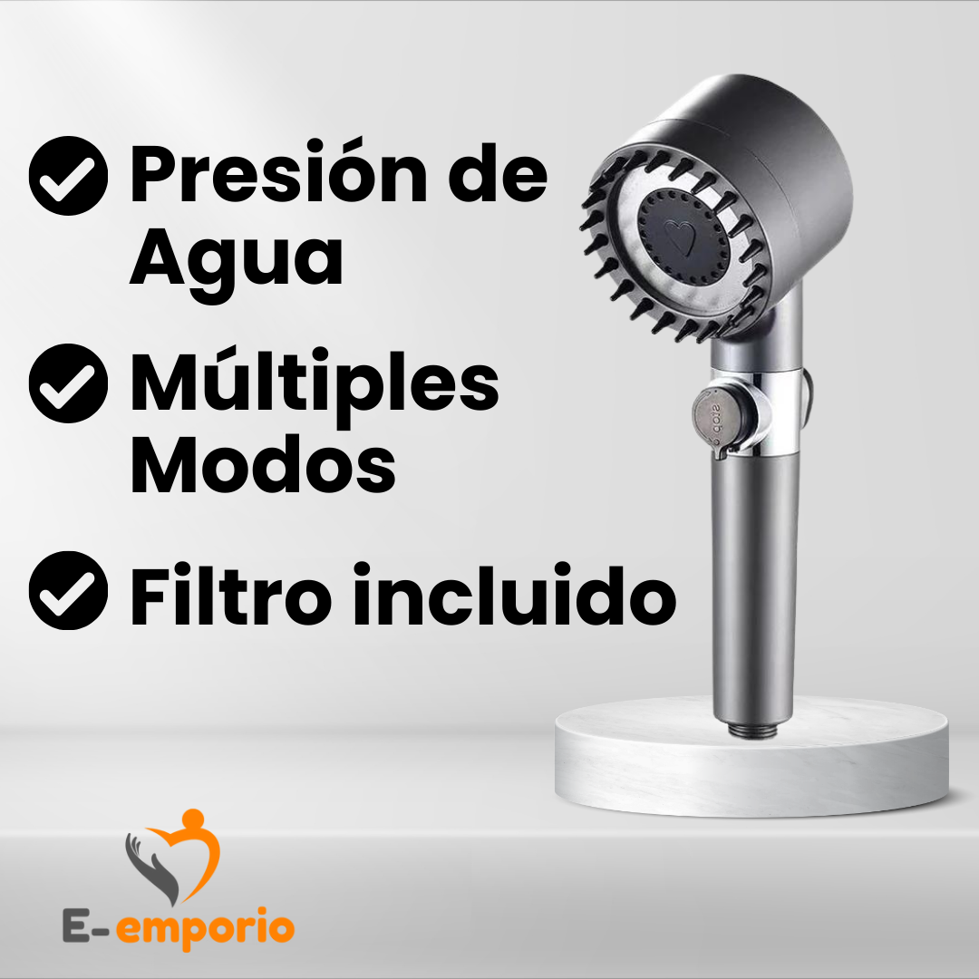Alcachofa de Ducha de Alta Presión® - Transforma tu cabello en 1 semana