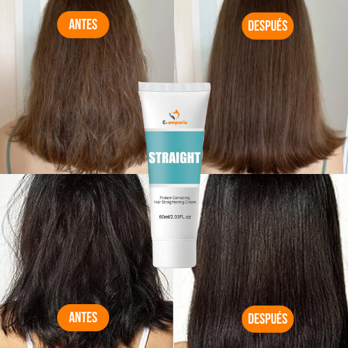 Crema de Keratina alisadora para pelo dañado - StraightCream™