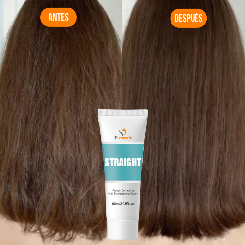Crema de Keratina alisadora para pelo dañado - StraightCream™